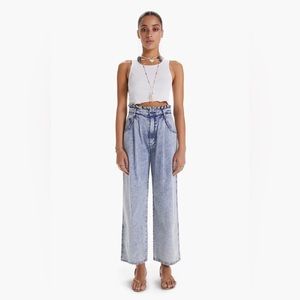 MOTHER Denim | THE RUFFLE GREASER ANKLE JEAN size 33